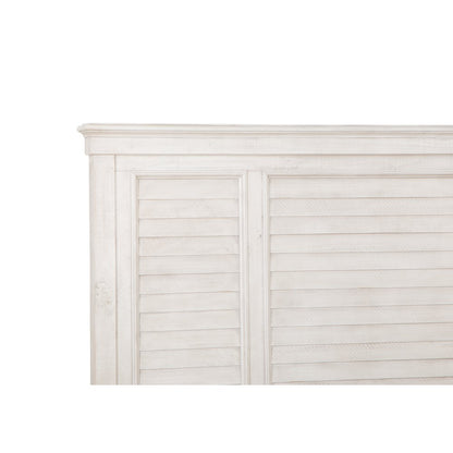 Newport Alabaster California King Shutter Panel Bed
