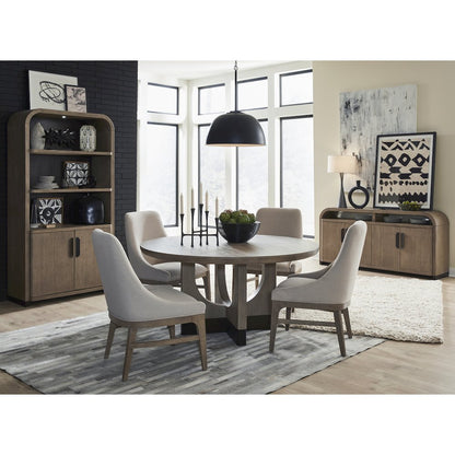 Tristan Swiss Coffee Upholstered Arm Chair Two Pack