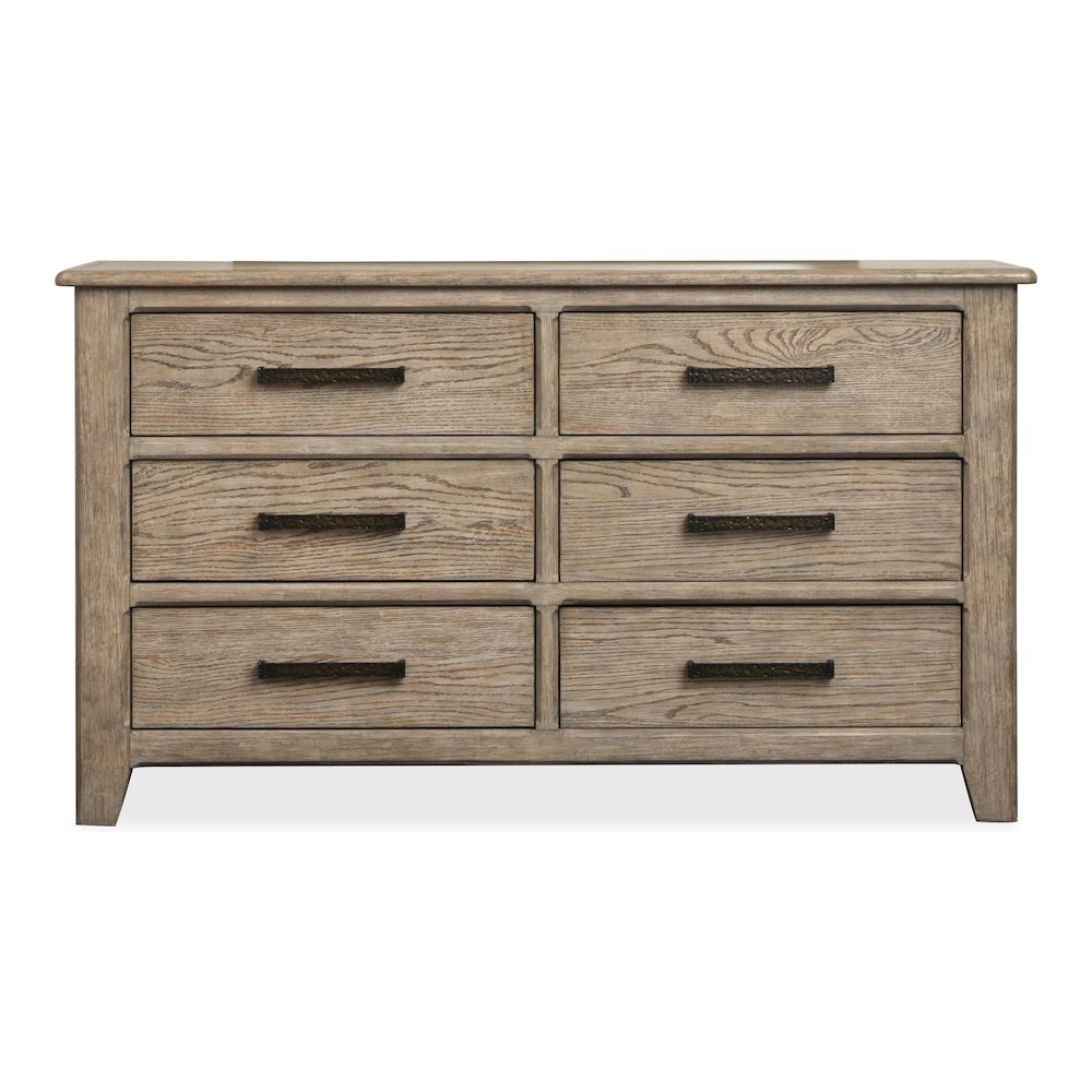 Claremont Smokey Taupe Dresser With Landscape Mirror