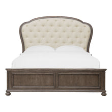 Pulaski Saddle Creek Timber Brown King Upholstered Bed
