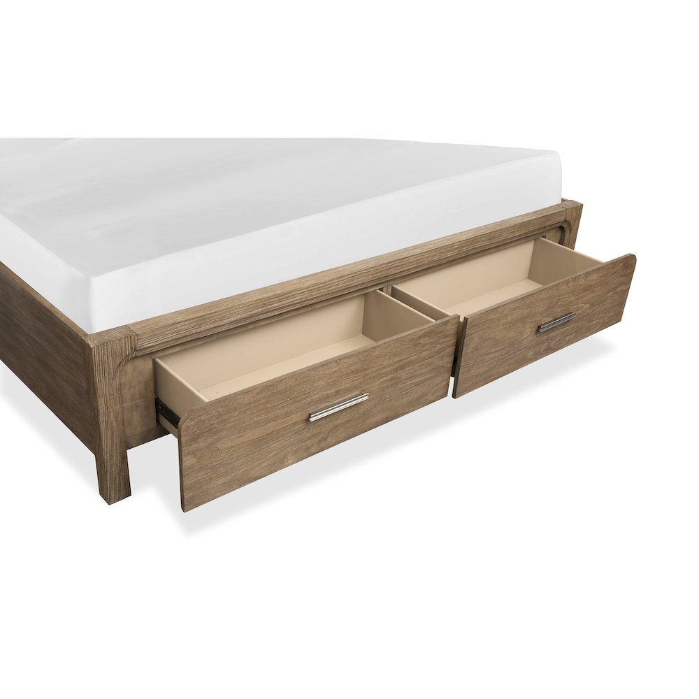 Westbourne Dark Umber King Panel Storage Bed