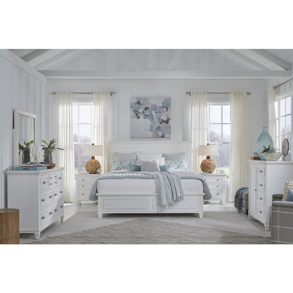 Charleston White Dove White Door Chest