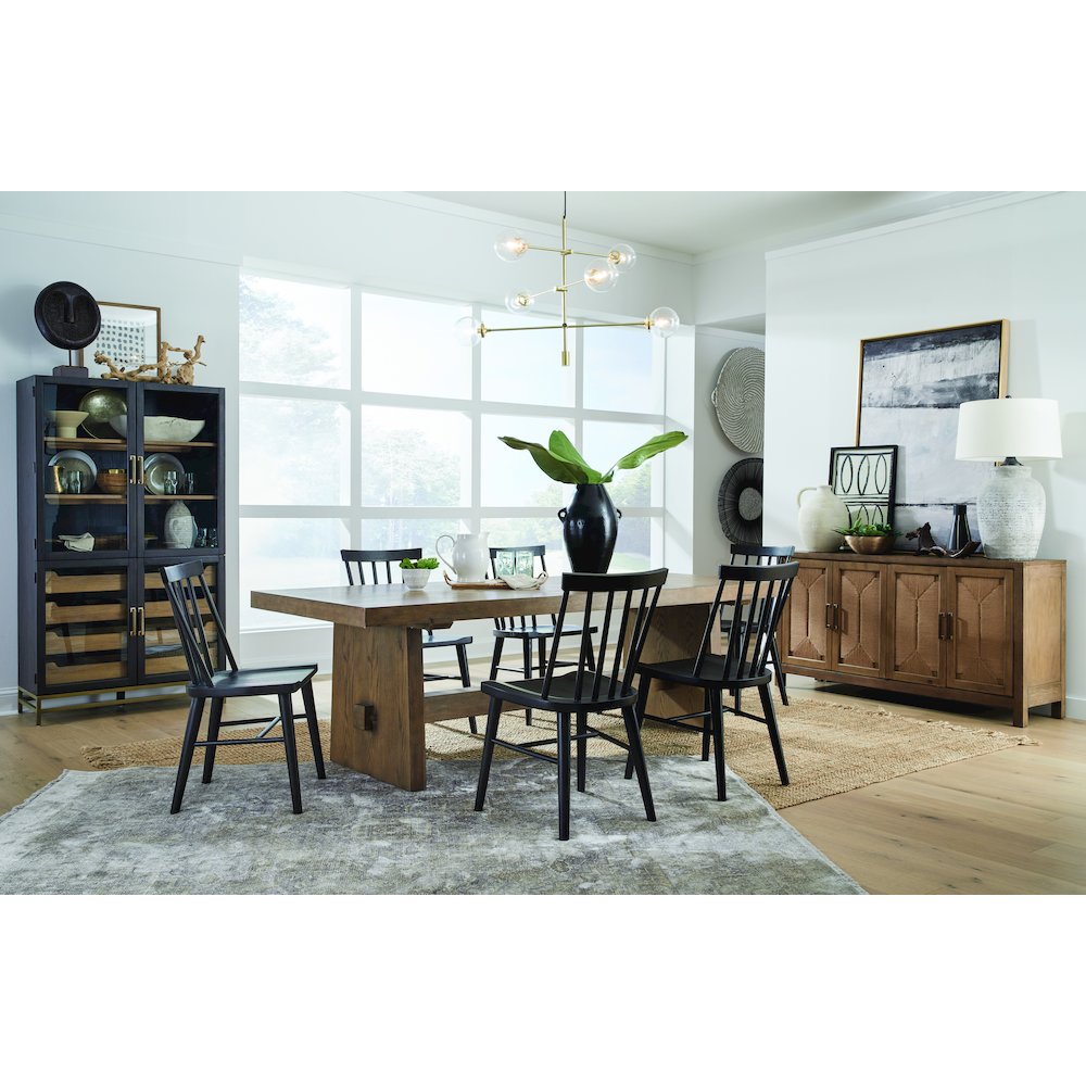Lindon Coffee Bean Side Chair Two Pack