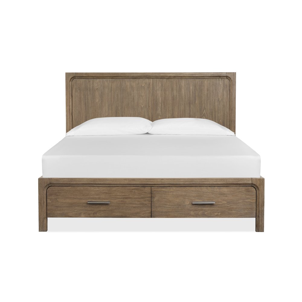 Westbourne Dark Umber King Panel Storage Bed