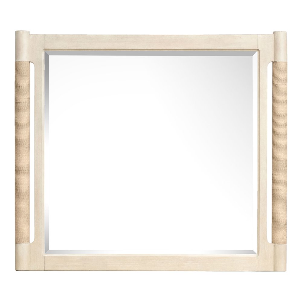 Sunset Cove Sanibel Brown Drawer Dresser With Landscape Mirror