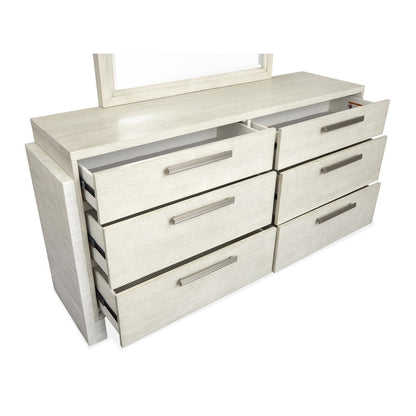 Lorelei Misty Cloud Dresser With Landscape Mirror