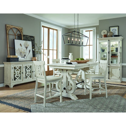 Bronwyn Alabaster And Toasted Nutmeg Counter Chair Two Pack