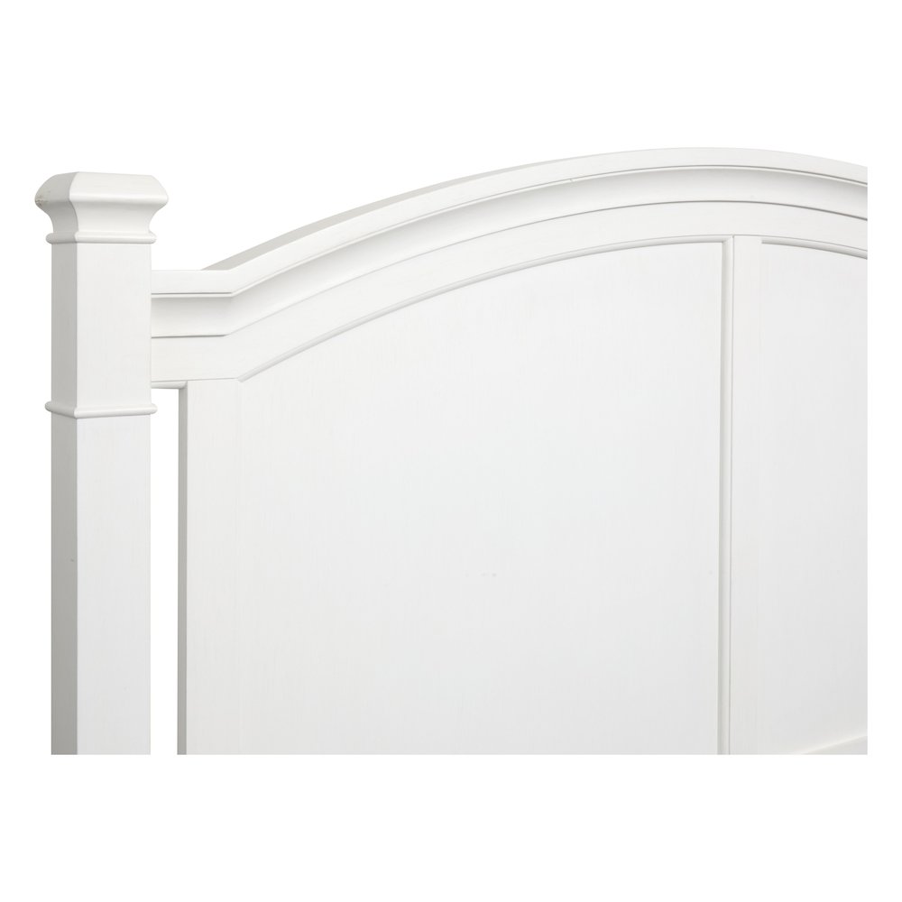 Kingston Whisper White And Cerused Nutmeg King Panel Storage Bed