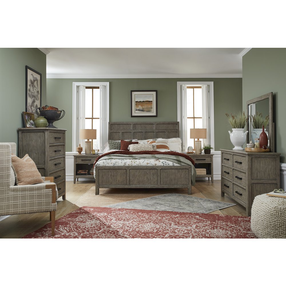 Claremont Smokey Taupe Double Drawer Dresser