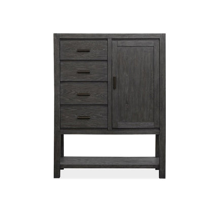 Plum Creek Ravenwood Black Door Chest