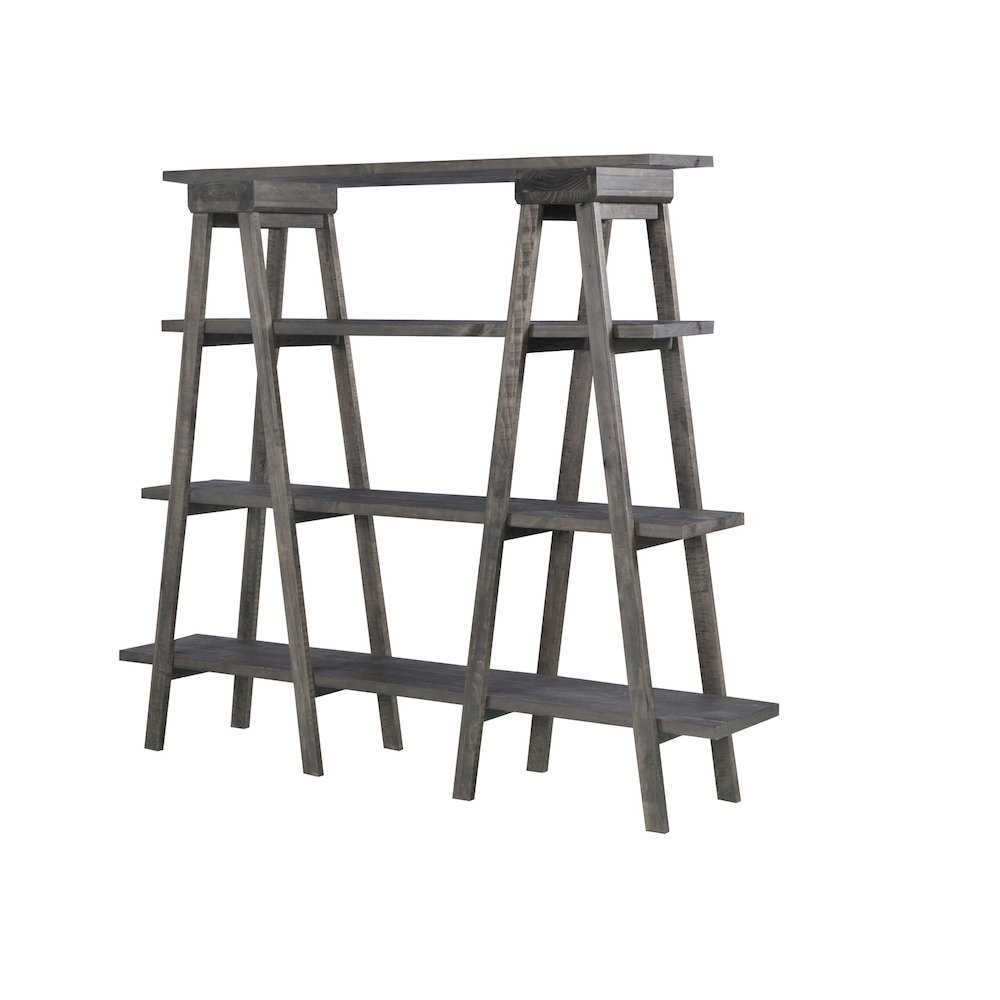 Sutton Place Weathered Charcoal Bookshelf
