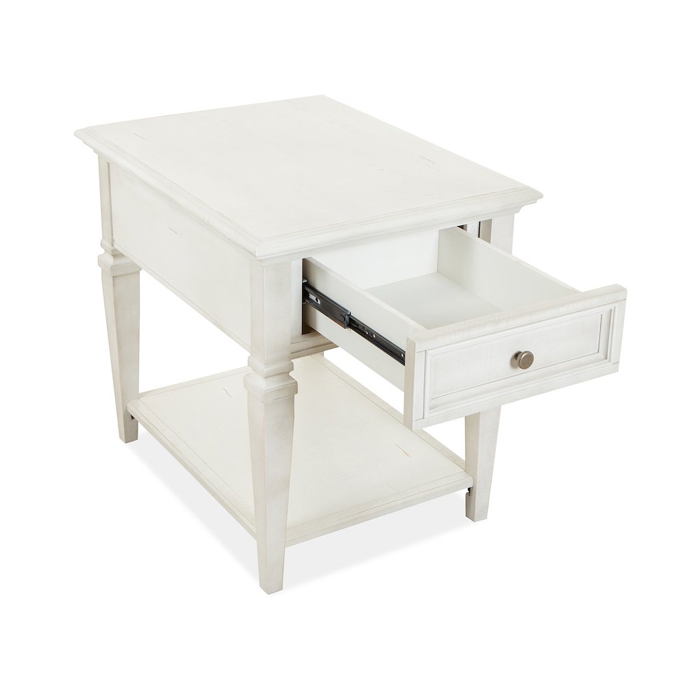 Newport Alabaster Rectangular End Table
