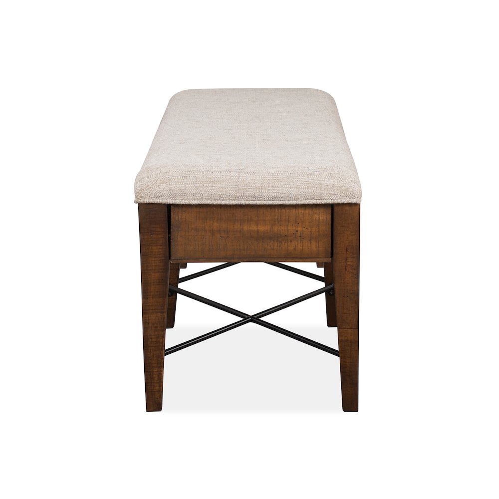 Bay Creek Toasted Nutmeg Upholstered Bench