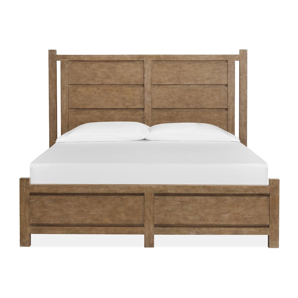 Plum Creek Sierra Brown California King Panel Bed