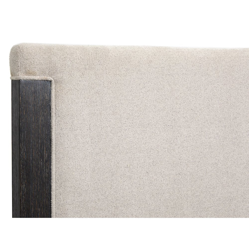 Plum Creek Ravenwood Black California King Upholstered Panel Storage Bed