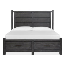 Plum Creek Ravenwood Black California King Panel Storage Bed