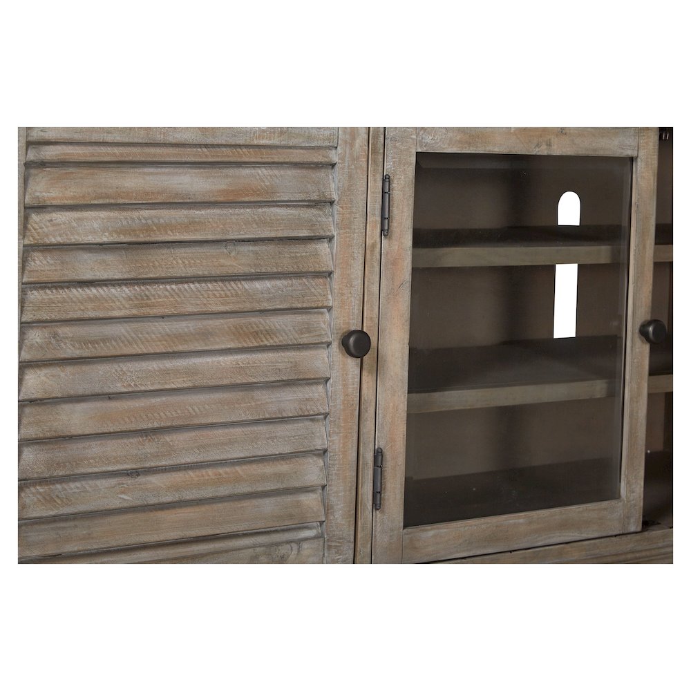 Calistoga Dovetail Grey Large Console