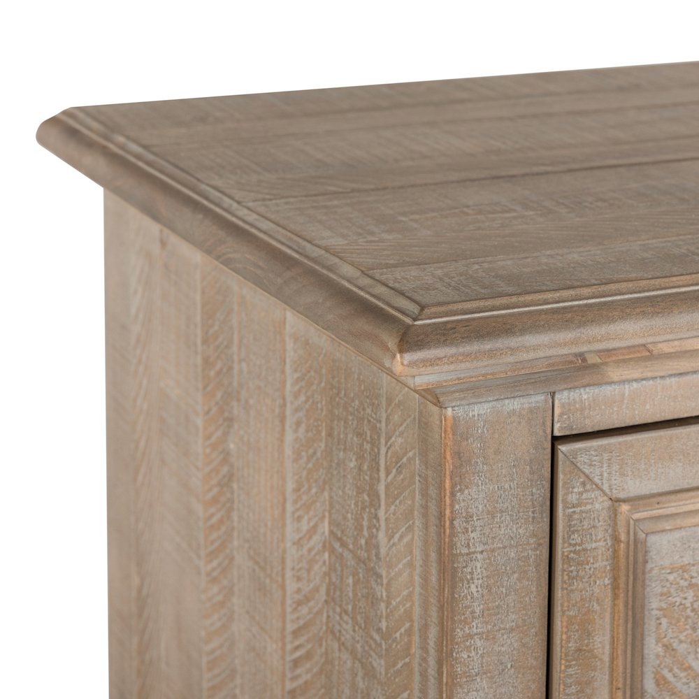 Lancaster Dovetail Grey Drawer Dresser With Landscape Mirror