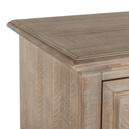 Lancaster Dovetail Grey Drawer Dresser With Landscape Mirror