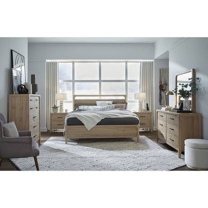 Somerset Butternut Double Drawer Dresser