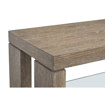 Conway Spiced Brown Square Cocktail Table With Casters