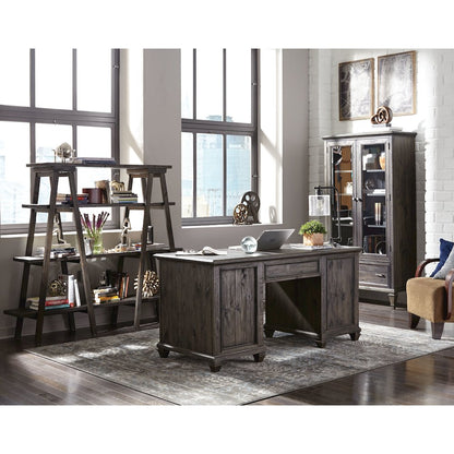 Sutton Place Weathered Charcoal Bookshelf