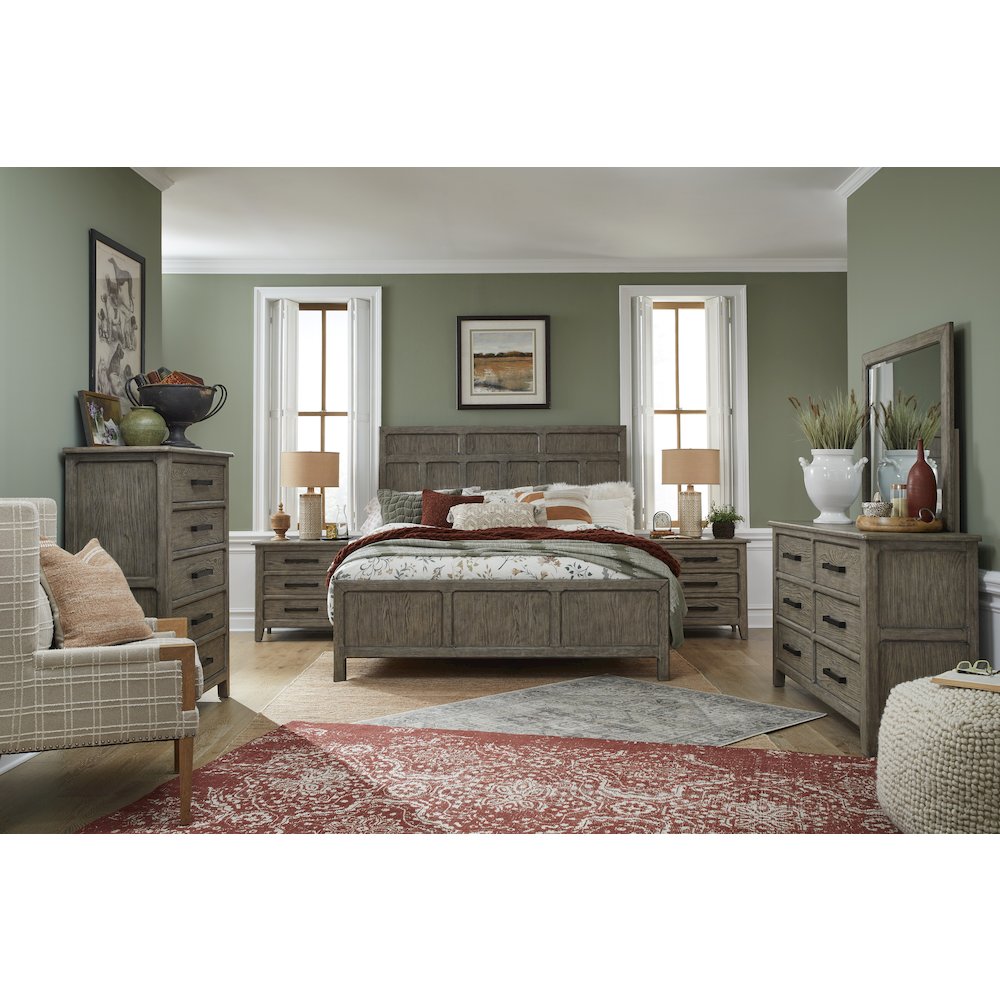 Claremont Smokey Taupe Double Drawer Dresser