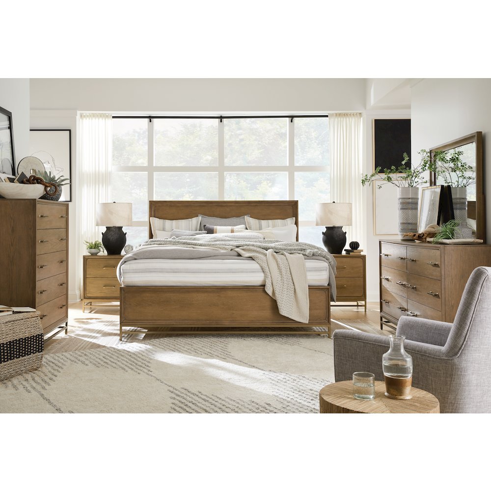 Lindon Belgian Wheat And Coffee Bean Double Drawer Dresser