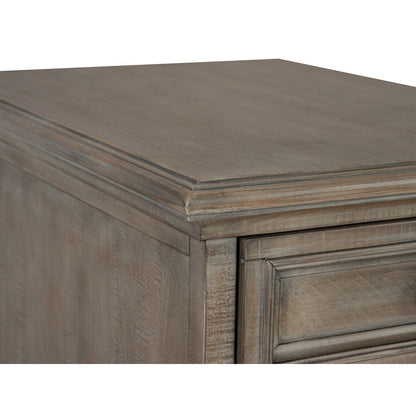 Lancaster Dovetail Grey Rectangular End Table