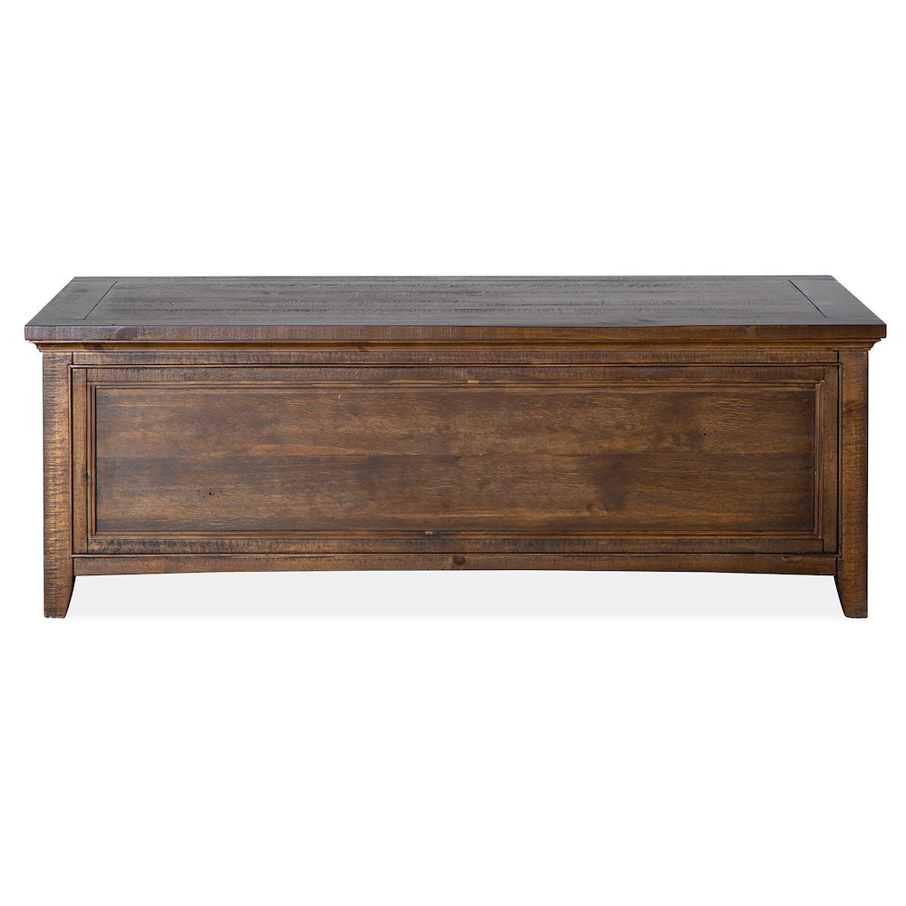 Bay Creek Toasted Nutmeg Lift Top Storage Cocktail Table With Casters