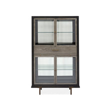 Ryker Nocturn Black And Coventry Grey Display Cabinet