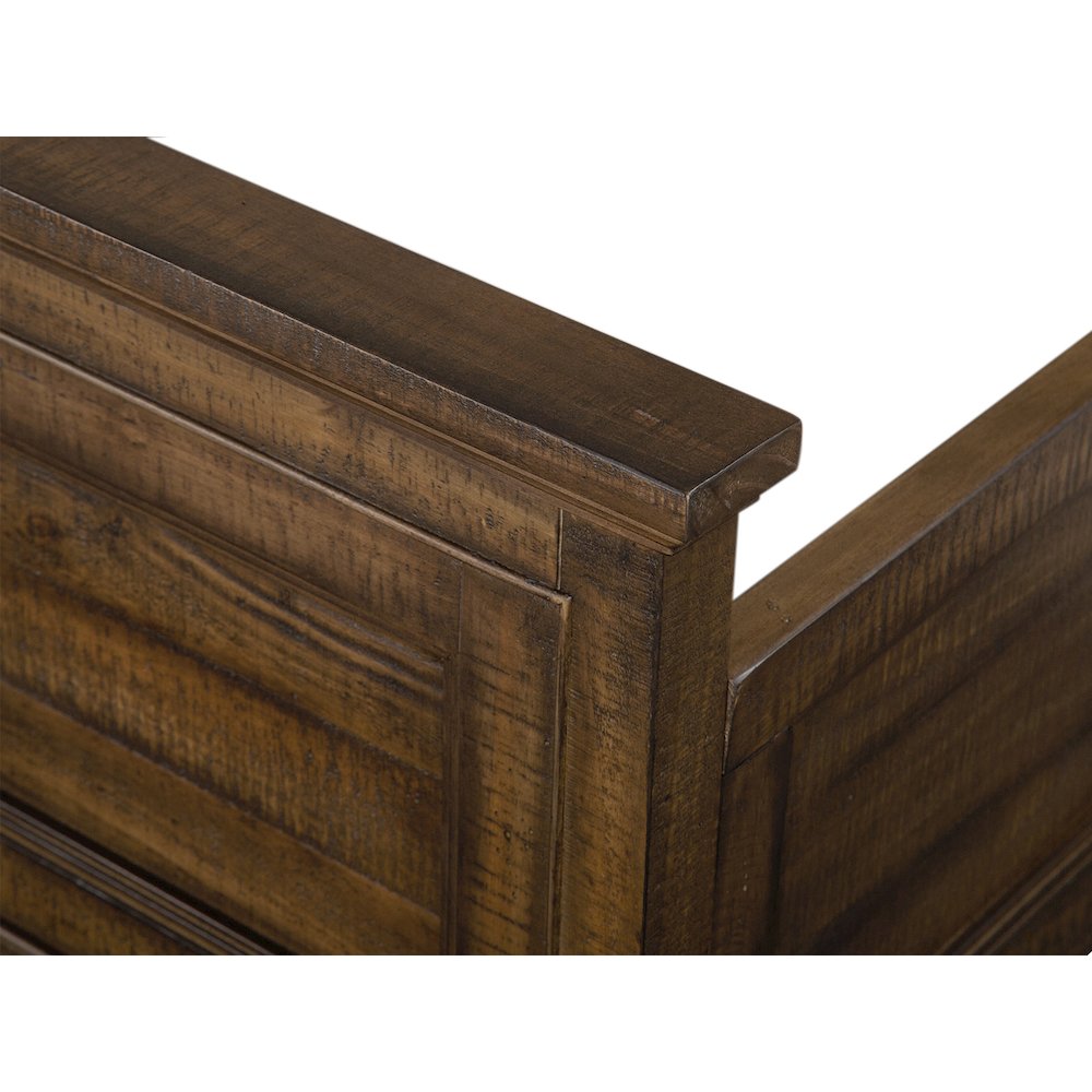 Bay Creek Toasted Nutmeg King Panel Storage Bed