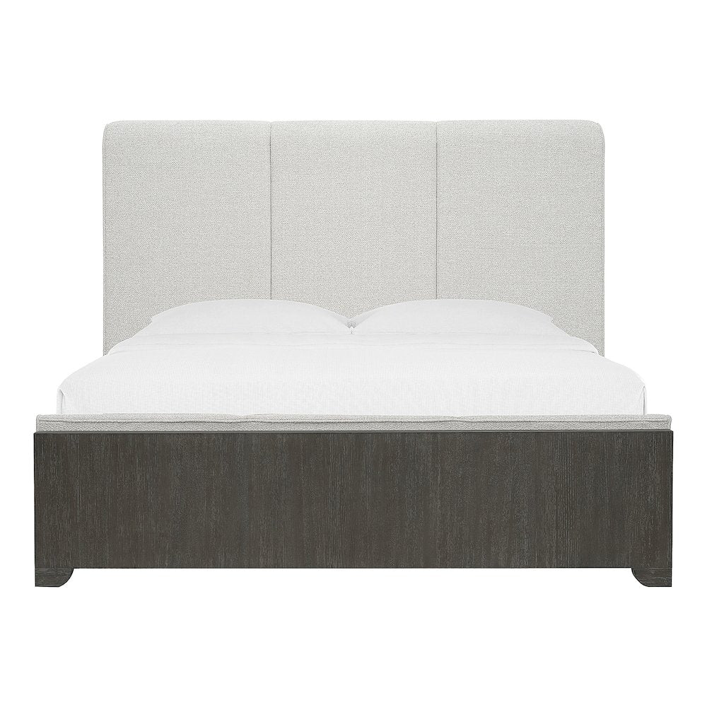 Pulaski Anderson Park Moose Trail And Frontier Brown King Upholstered Bed