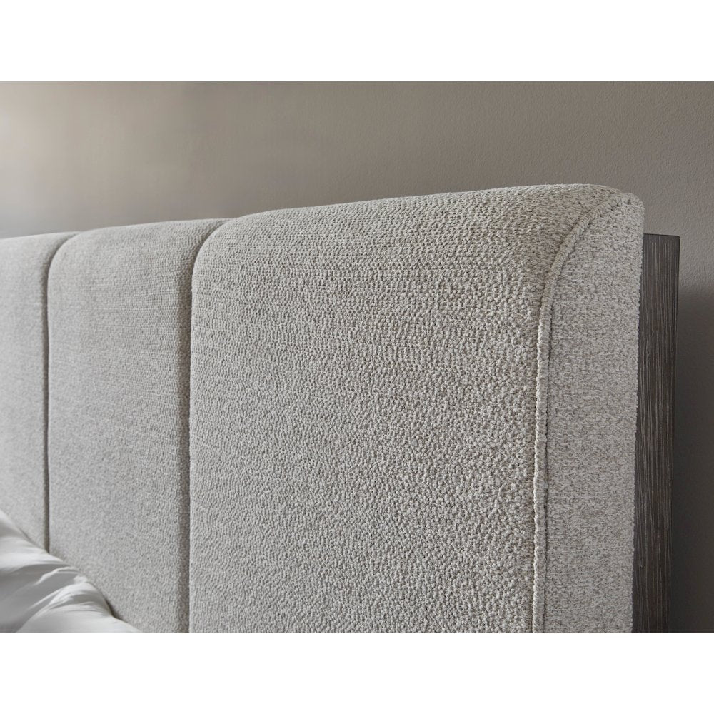 Pulaski Anderson Park Moose Trail And Frontier Brown King Upholstered Bed