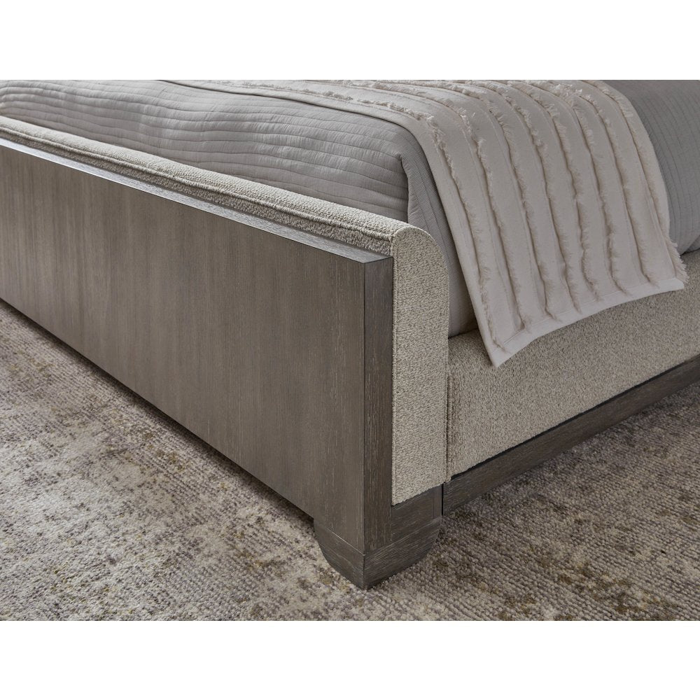 Pulaski Anderson Park Moose Trail And Frontier Brown King Upholstered Bed