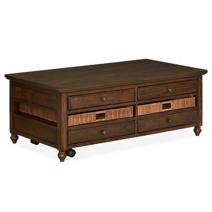 Cottage Lane Coffee Rectangular Lift Top Cocktail Table