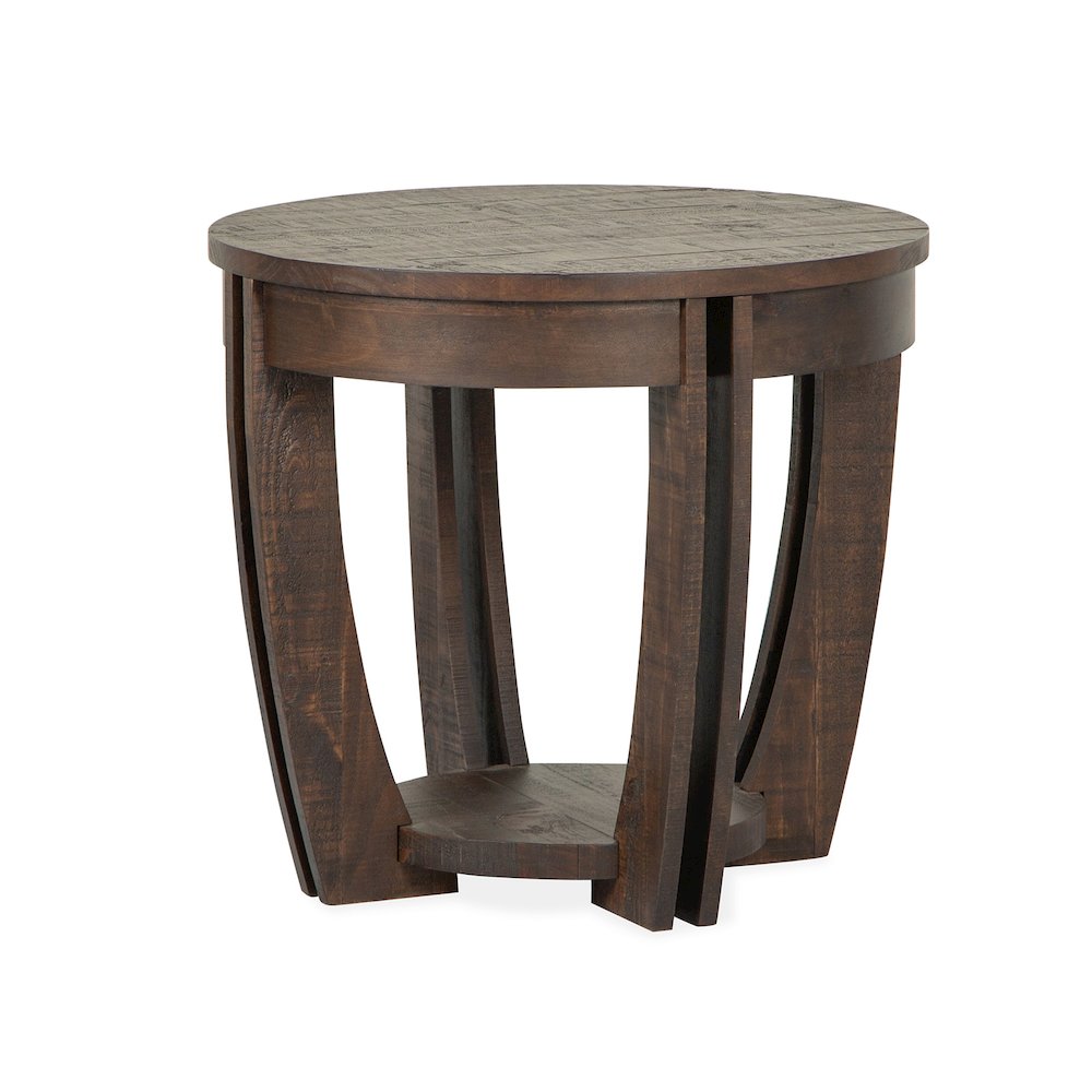 Lyndale Nutmeg Round End Table