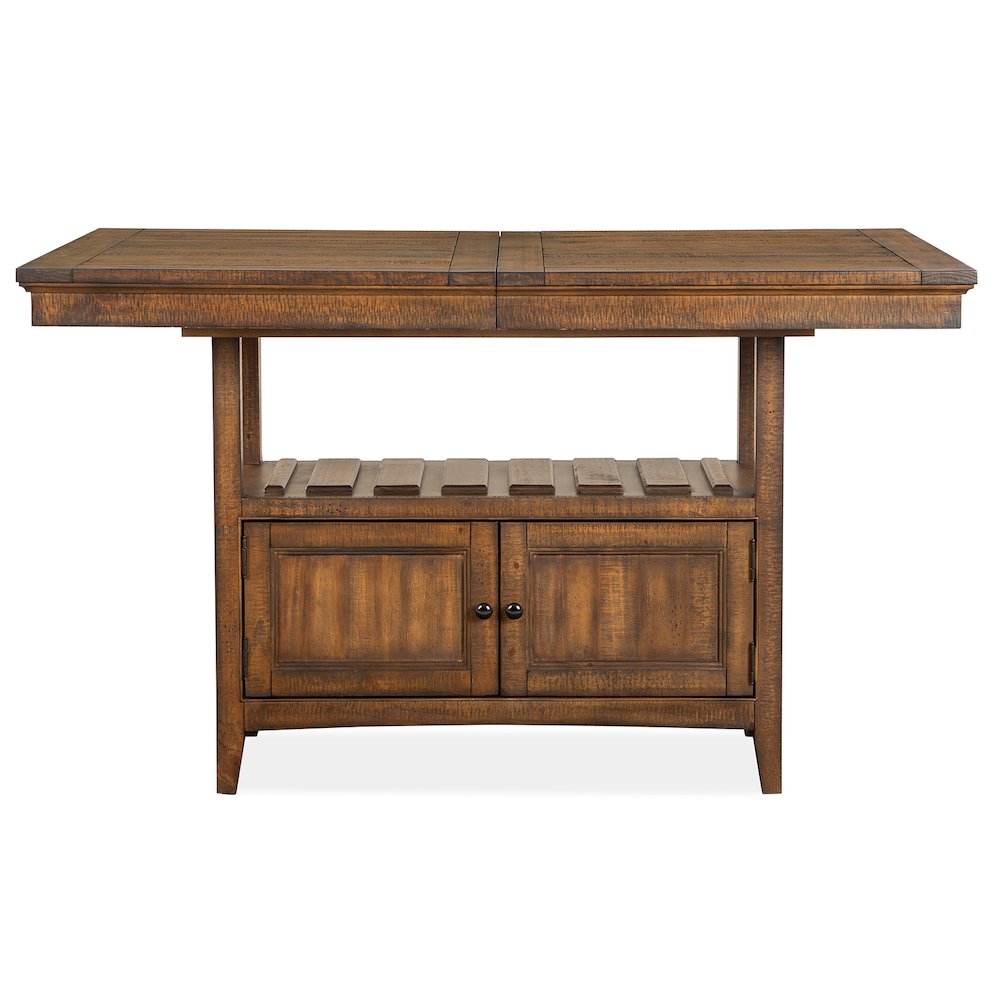 Bay Creek Toasted Nutmeg Extendable Counter Height Dining Table