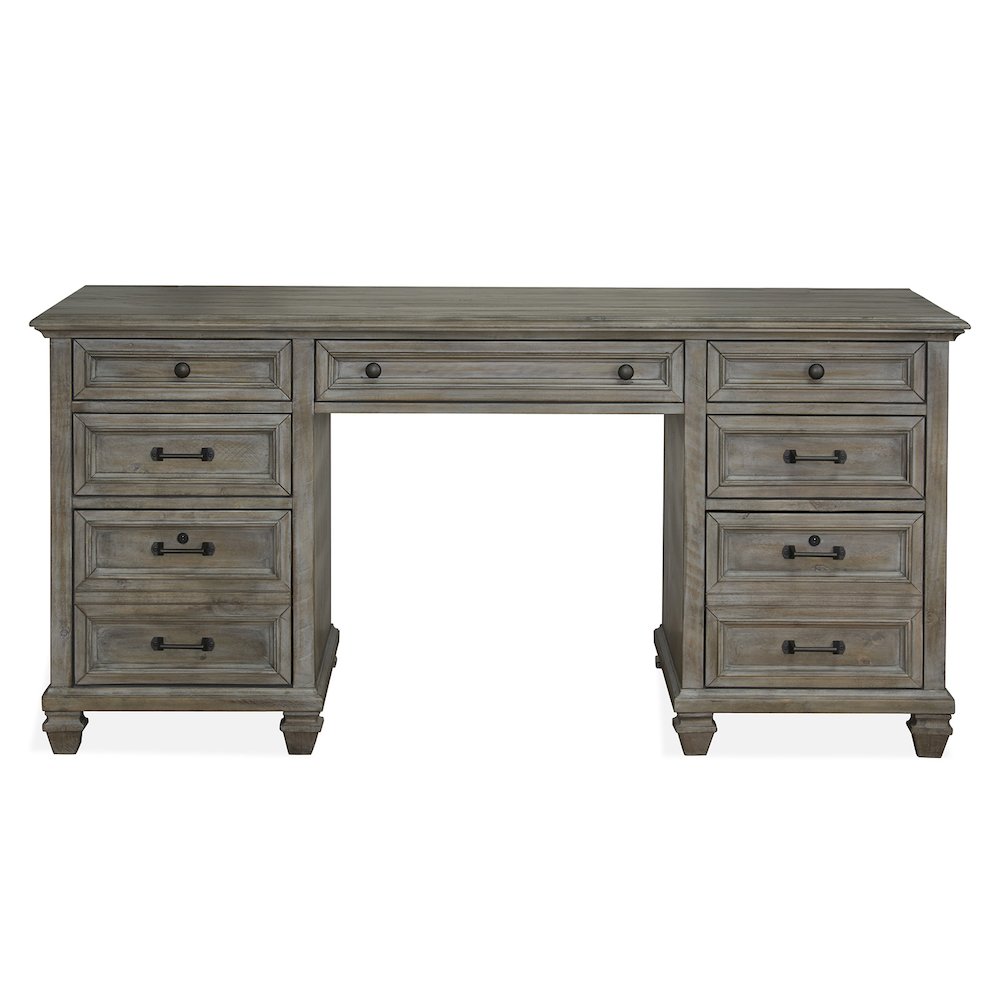 Lancaster Dovetail Grey Executive Desk
