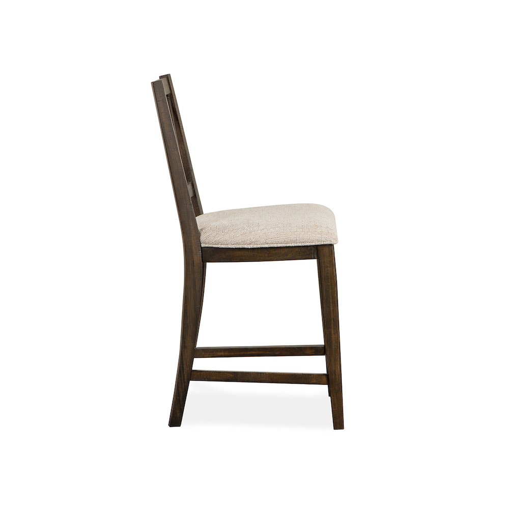 Westley Falls Graphite Upholstered Counter Chair Set of 2