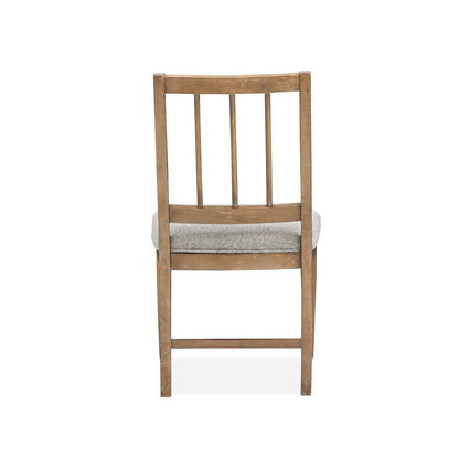 Lindon Belgian Wheat Upholstered Side Chair Two Pack
