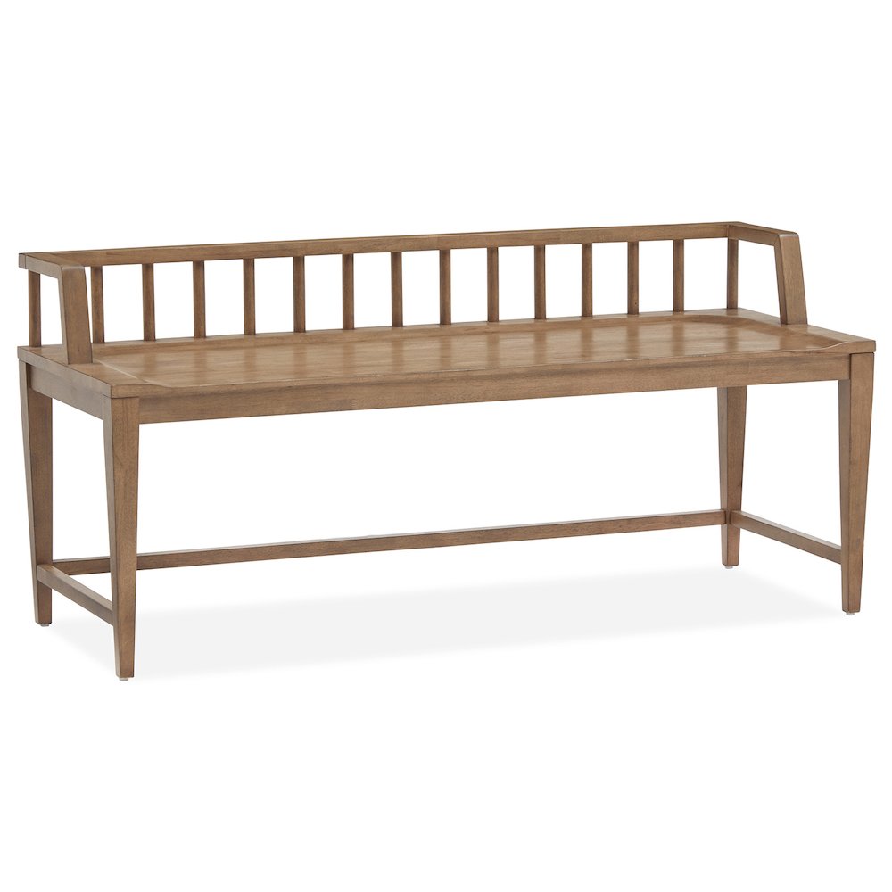 Lindon Belgian Wheat Low Back Arm Bench