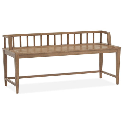 Lindon Belgian Wheat Low Back Arm Bench