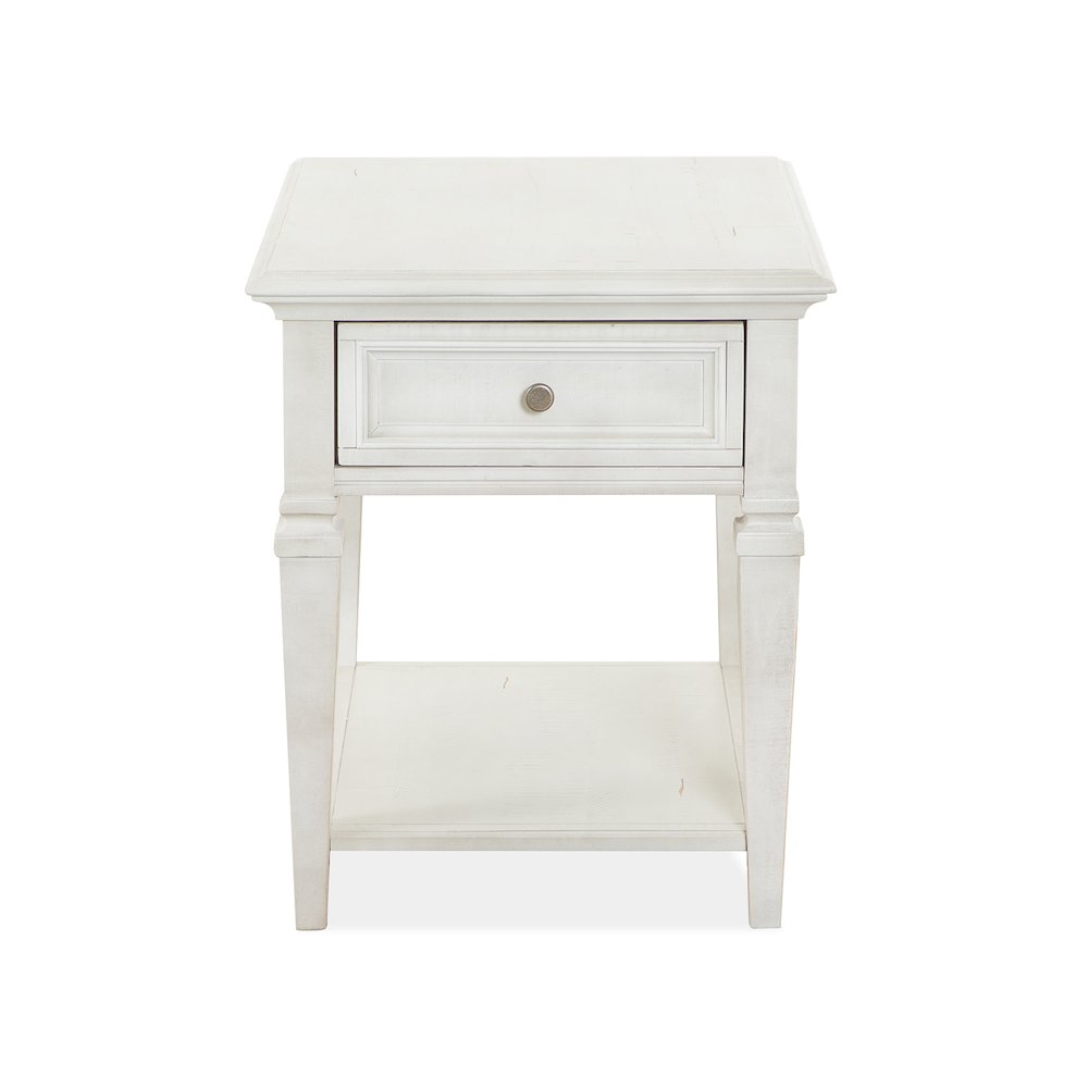 Newport Alabaster Rectangular End Table