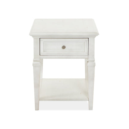 Newport Alabaster Rectangular End Table