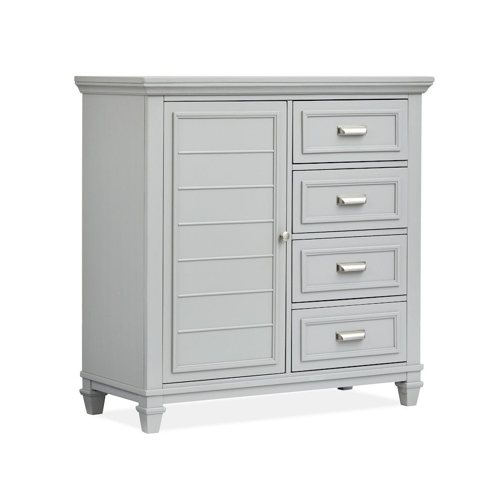 Charleston Harbor Gray Grey Door Chest