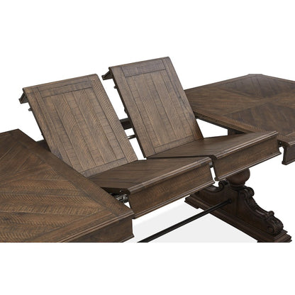 Durango Willadeene Brown Extendable Trestle Dining Table