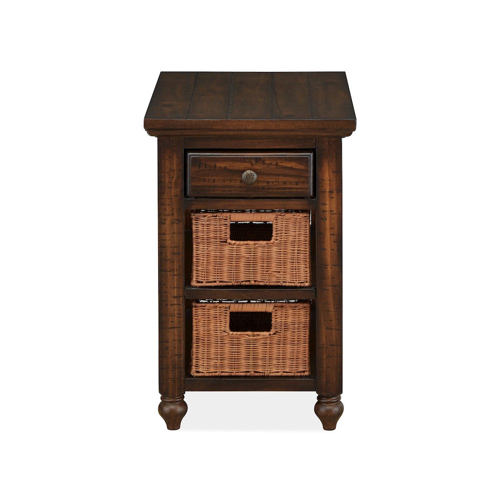 Cottage Lane Coffee Rectangular Chairside End Table