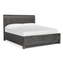 Kinsley Black Heron King Panel Storage Bed