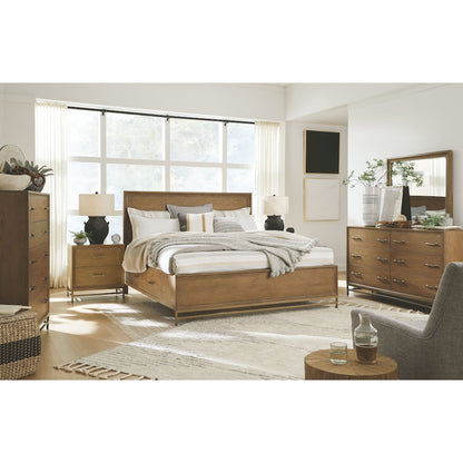 Lindon Belgian Wheat And Coffee Bean Landscape Mirror